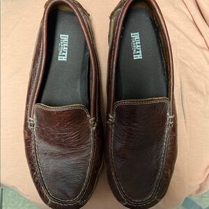 Duluth Trading Co Men's Dark Brown Leather Loafers